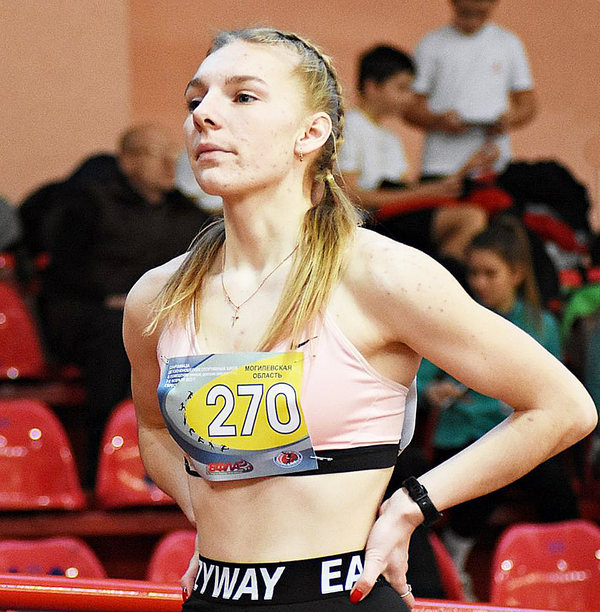 Алина Леневская заняла первое место в забеге на 200 и 400 метров в рамках спартакиады по легкой атлетике в Бресте