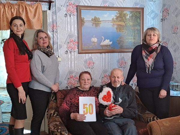 17 марта Фёдор Семенович и Надежда Сергеевна Жигаревы отметили золотой юбилей – 50 лет совместной жизни