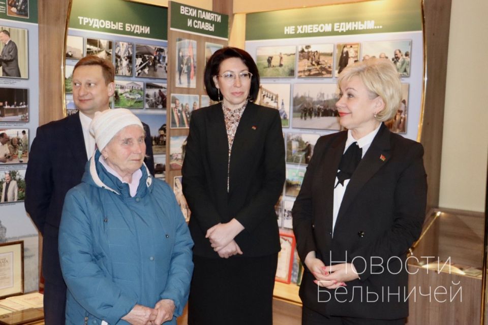 Министр труда и социальной защиты Республики Беларусь Ирина Костевич с рабочим визитом посетила сегодня Белыничский район