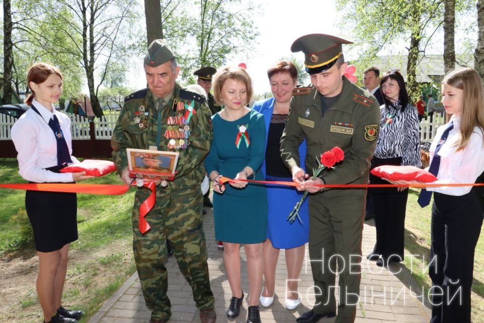 «Аллею славы» торжественно открыли в агрогородке Техтин