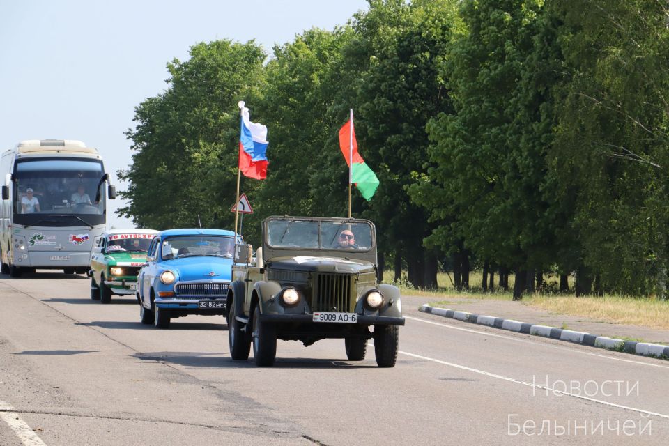 Белыничский район встретил участников Международного молодежного патриотического проекта «Дорогами памяти и славы»