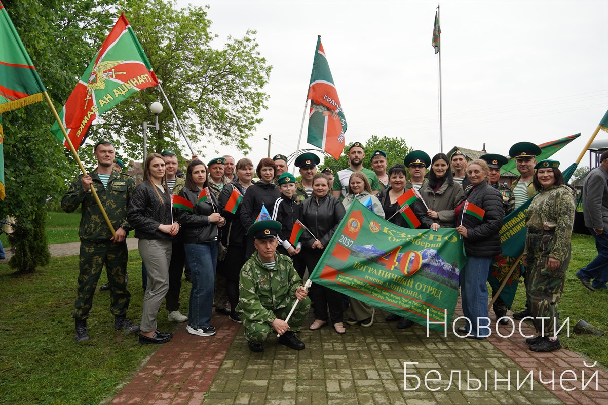 В память о защитниках границы. Участников автопробега встречал Белыничский район