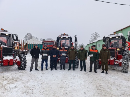 В Белыничском лесхозе стало больше техники