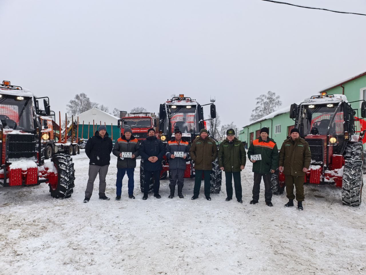 В Белыничском лесхозе стало больше техники