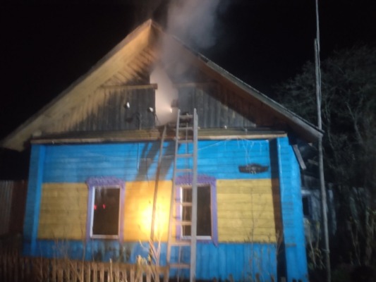 В Белыничском районе произошел пожар