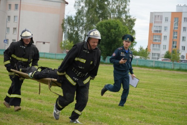 В Белыничах прошли районные соревнования по гражданской обороне