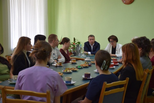 В Белыничской ЦРБ прошла встреча молодых специалистов с руководством района