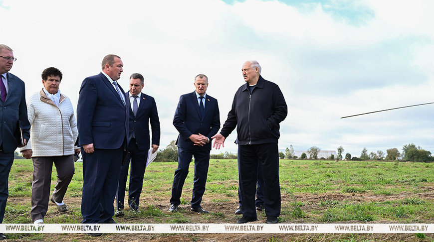 В графике Президента — сельхозтематика. Лукашенко совершает рабочую поездку в Шкловский район